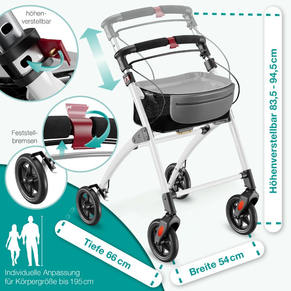 aktivshop Wohnungsrollator »Premium«