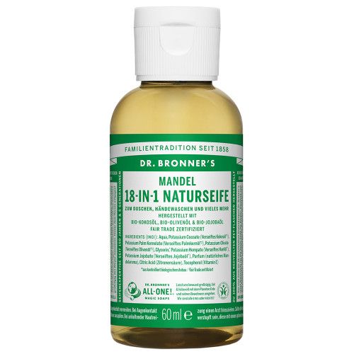 Dr. Bronners Naturseife 18in1 Mandel 60 ml Shop Apotheke