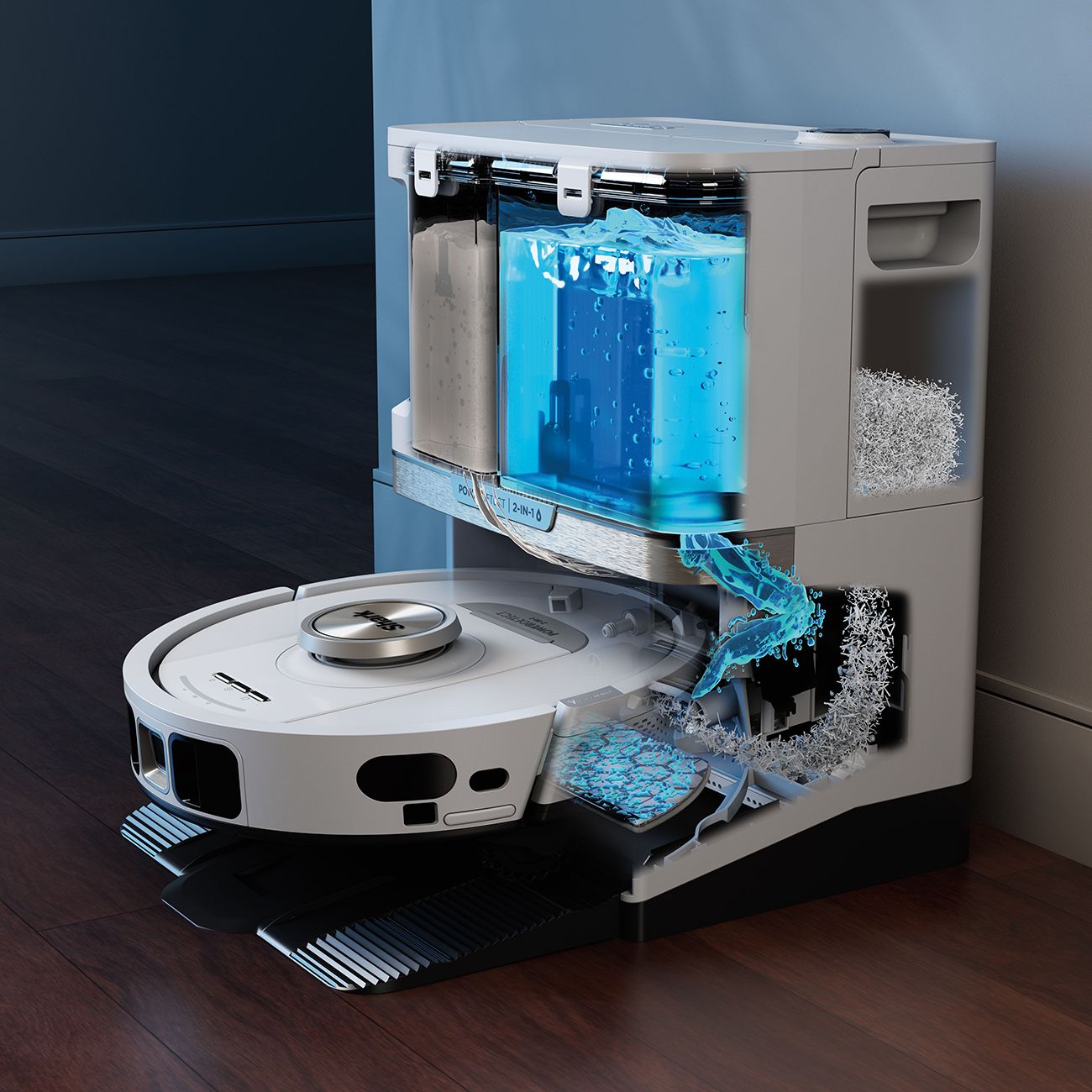 Shark PowerDetect NeverTouch Pro RV2800ZEEUWH Saugroboter