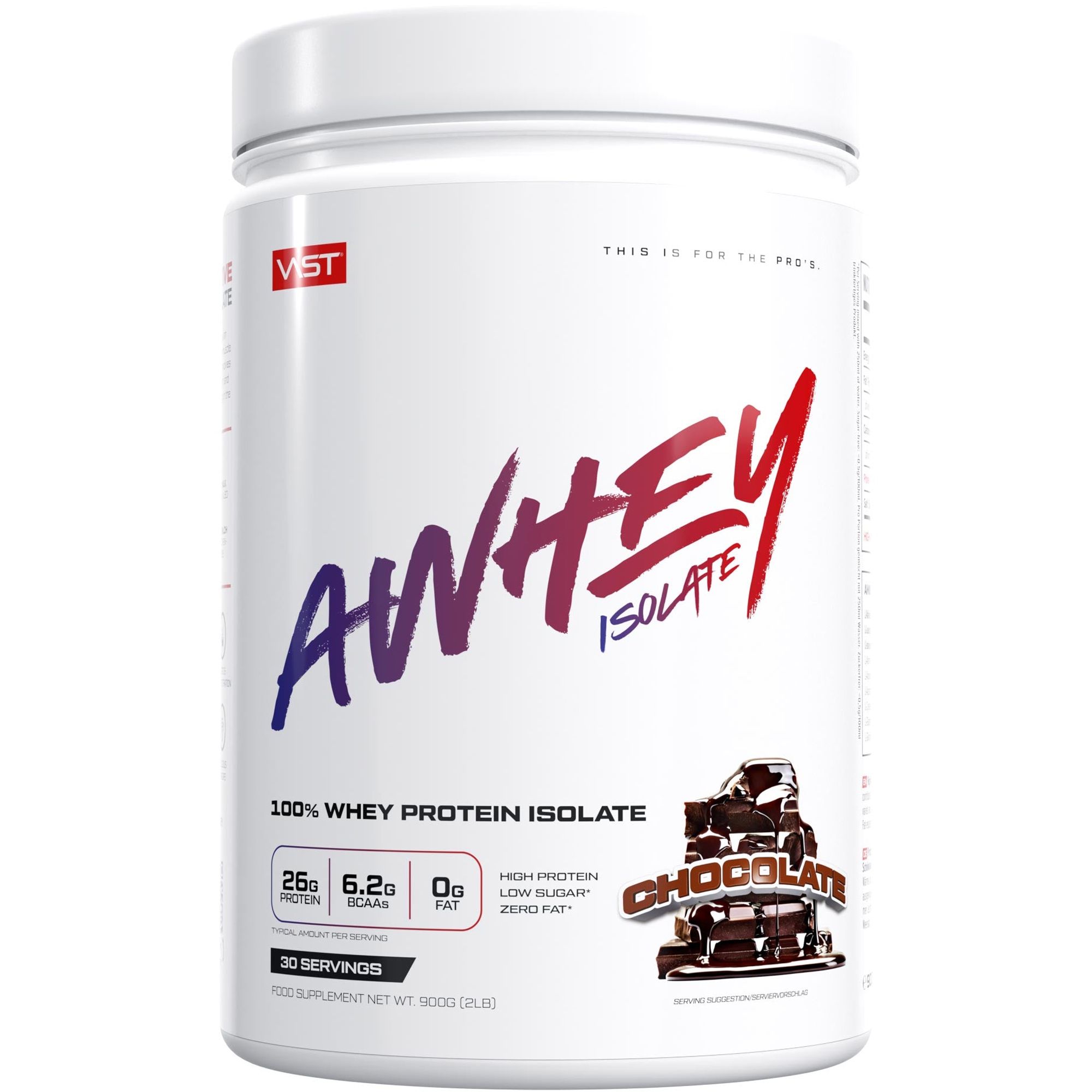 VAST AWHEY Isolate - perfekt für jede Diät No Fett Low Carb