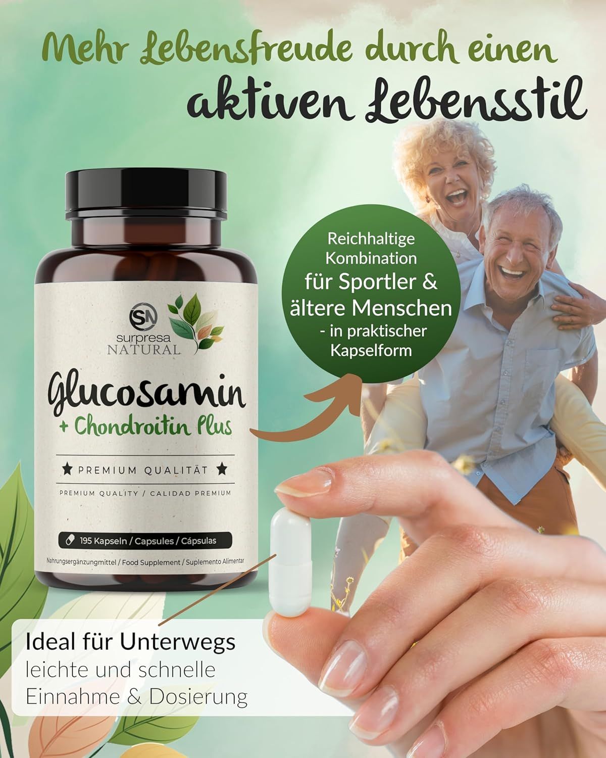 Surpresa Natural Glucosamin Chondroitin Kapseln