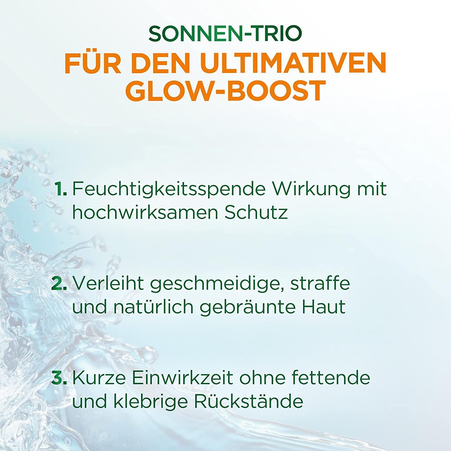 Garnier Sonnenschutz Set für Sonnenschutzspray Körper, 30, St LSF Gesicht After 1 und Sun Mit