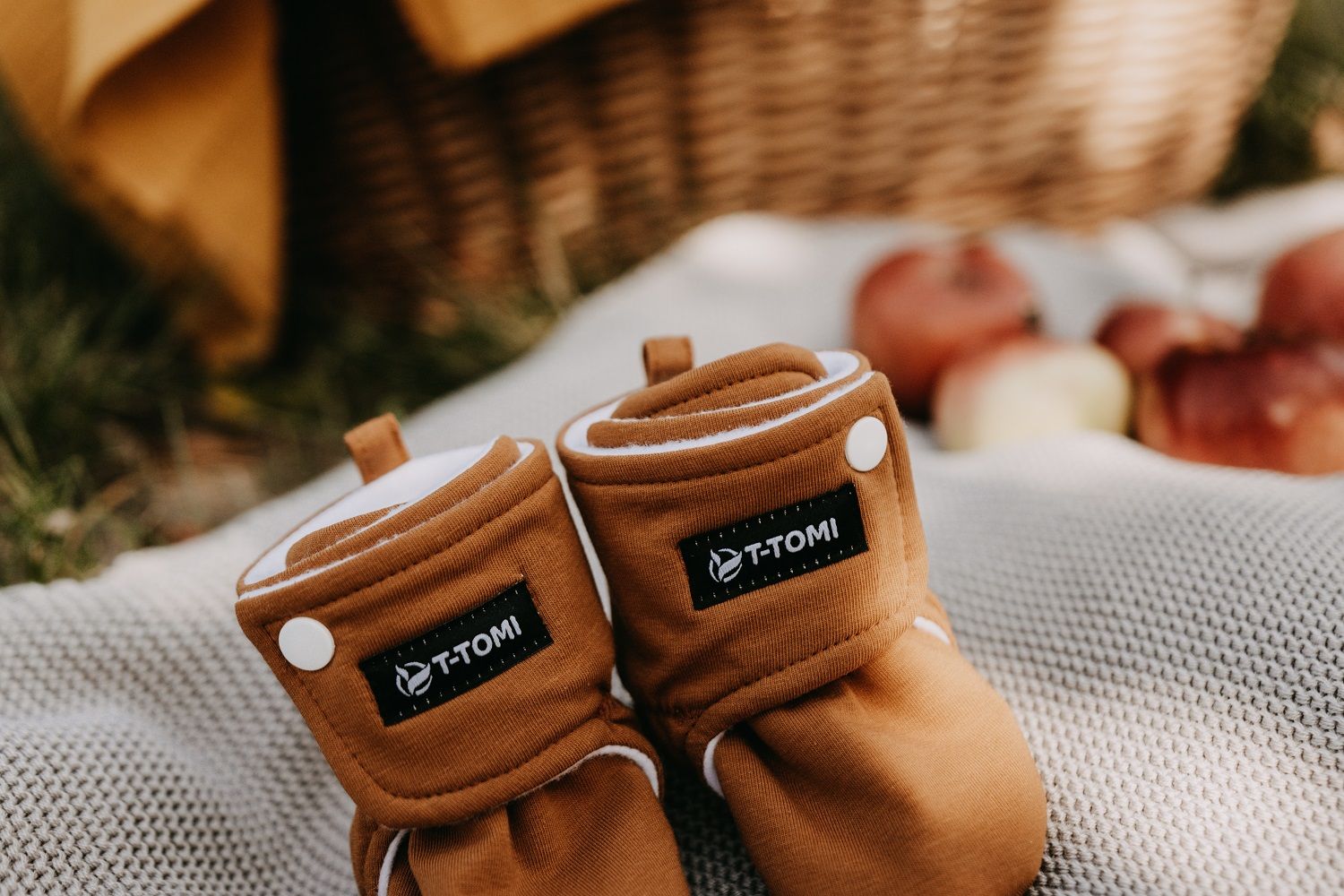 T-TOMI Krabbelschuhe Mocca (6-9 Monate)