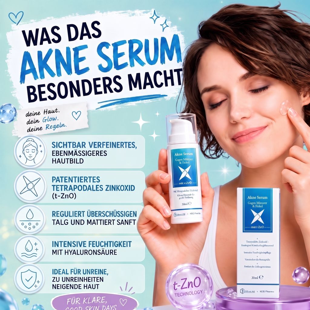 KES Pharma Akne-Serum mit tetrapodalem Zinkoxid (t-ZnO)
