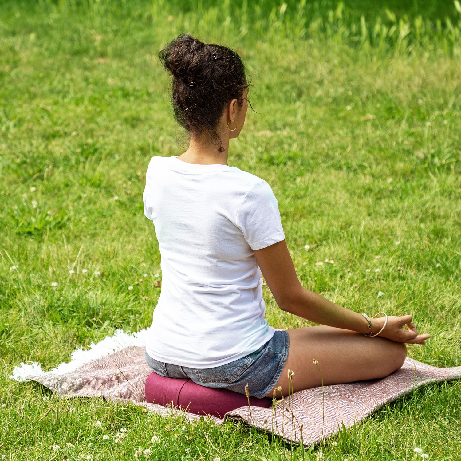 bodhi Reise Meditationskissen Yogi Mond Mini ECO