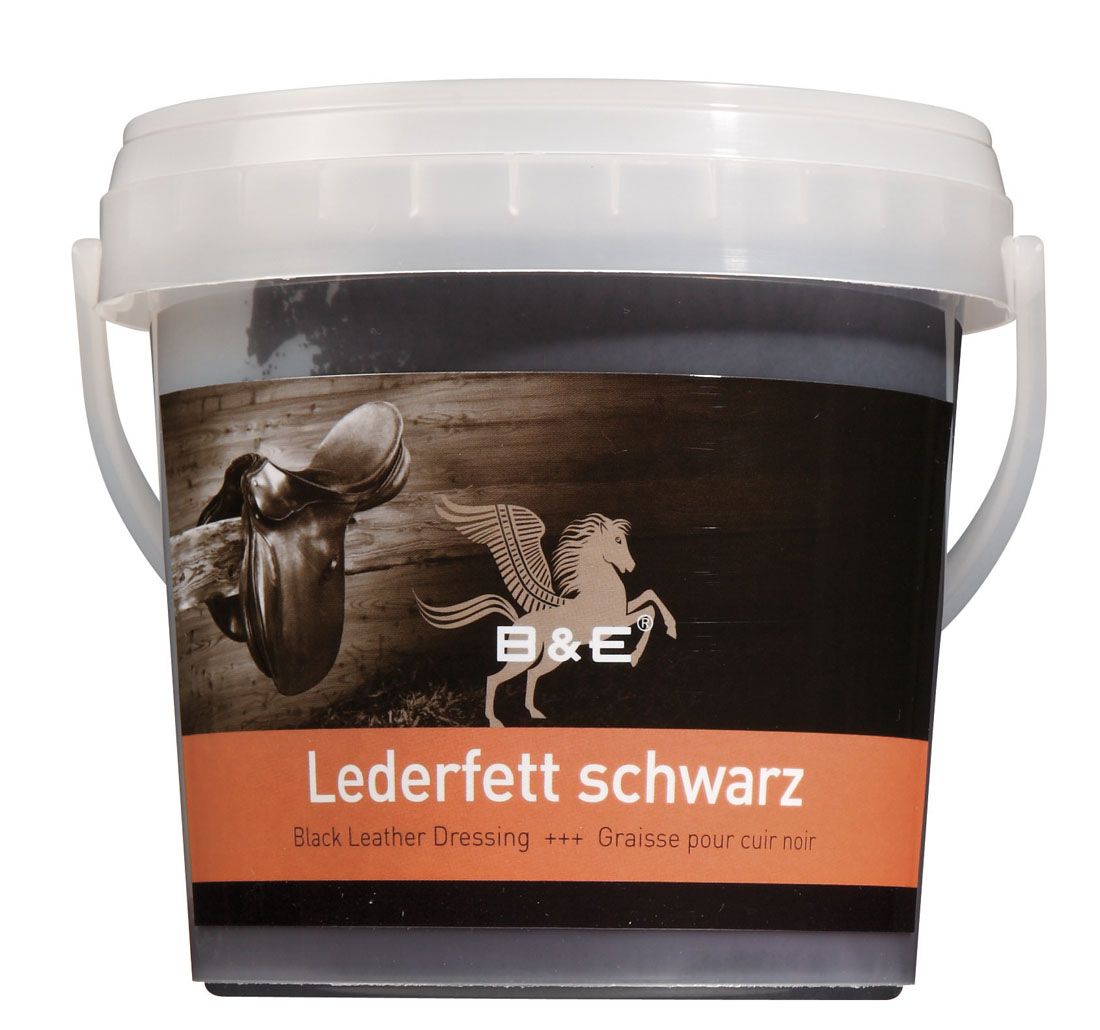 B & E Lederfett schwarz