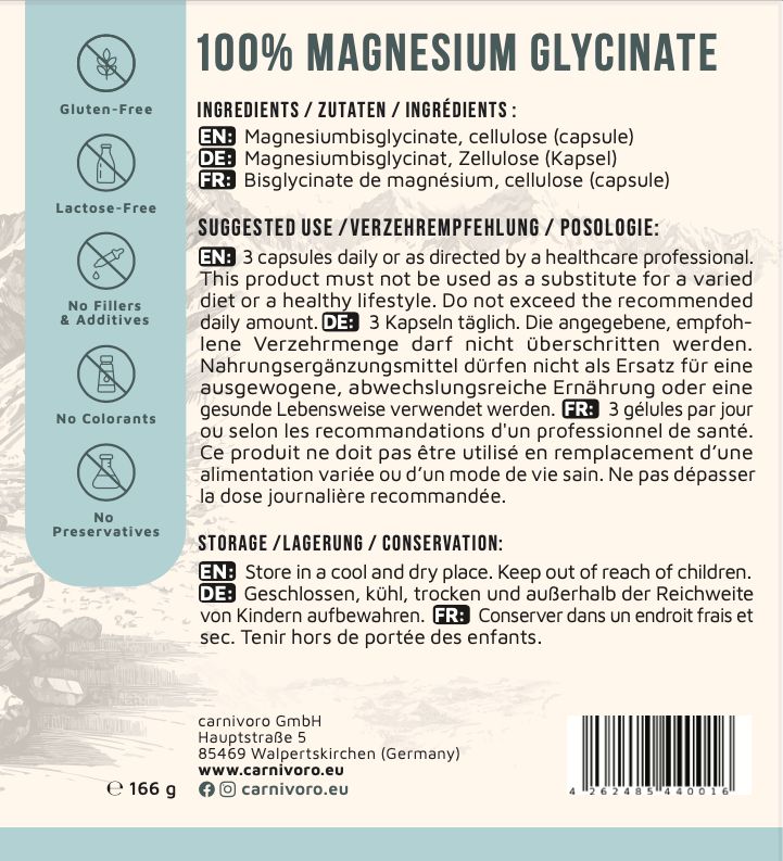 carnivoro® Magnesium Glycinat