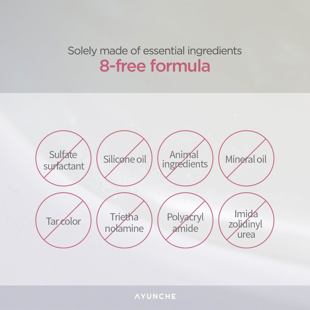 AYUNCHE Enhancing Silky Color Shampoo: 8-freie Formel ohne Sulfat, Silikon, Farbstoffe.
