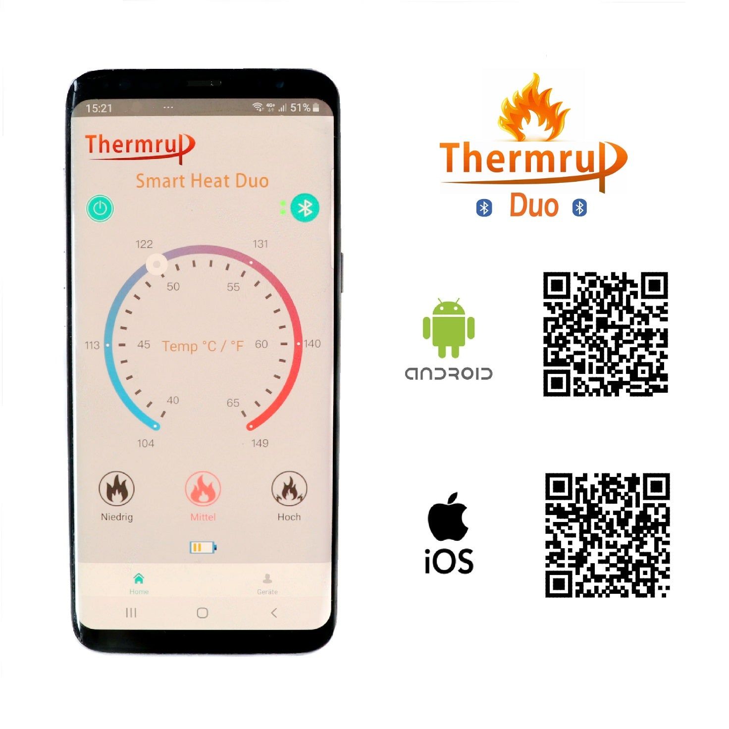 Thermrup Smart Heat beheizbare Einlegesohlen