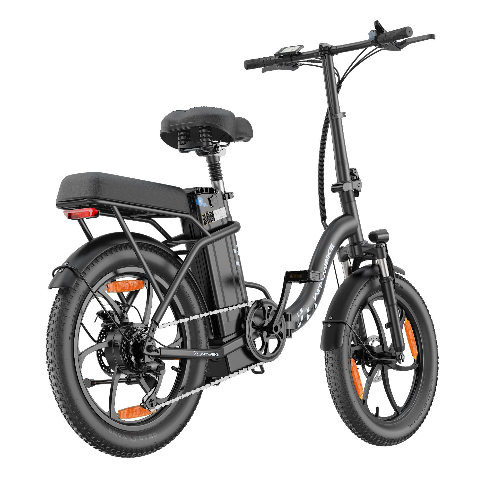 WITAMBIKE C16 Elektrisches Klapprad mit herausnehmbarem 48V-16Ah-Akku