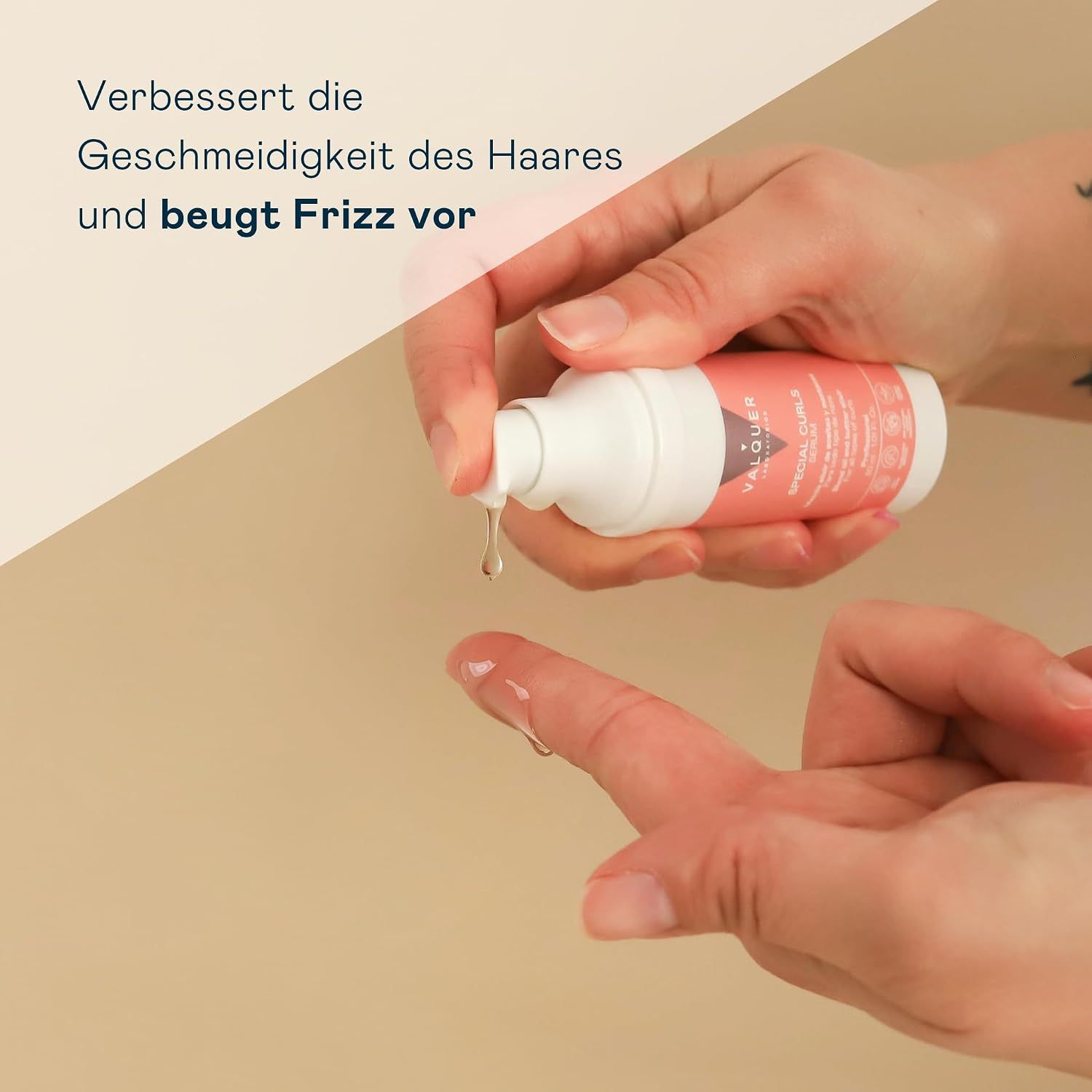 Flasche mit Pumpspender, 50 ml, für blondes Haar.