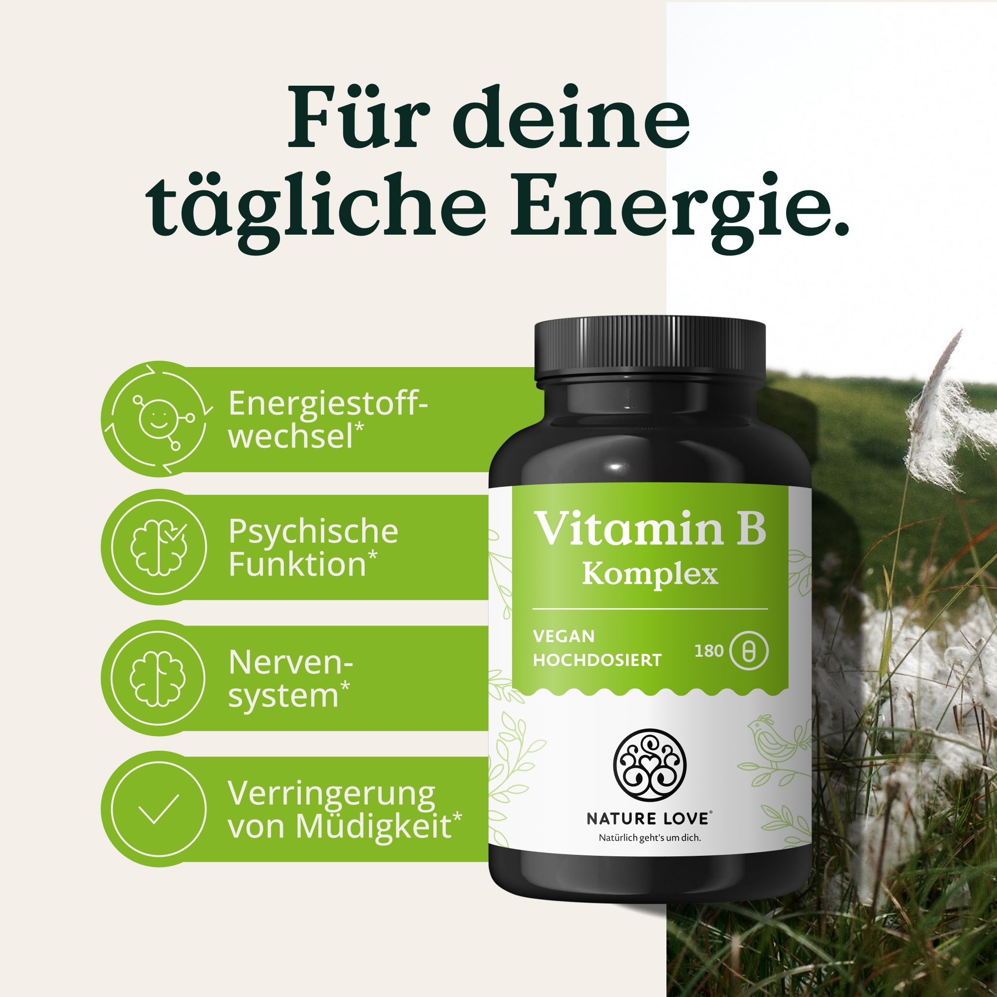 NATURE LOVE® Vitamin B Komplex