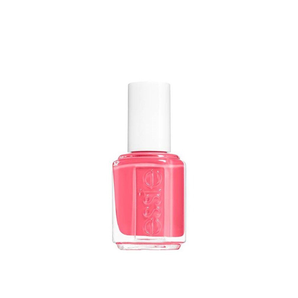 Essie Nagellackflasche in der Farbe Cute As A Button, ein leuchtendes Korallenrosa.