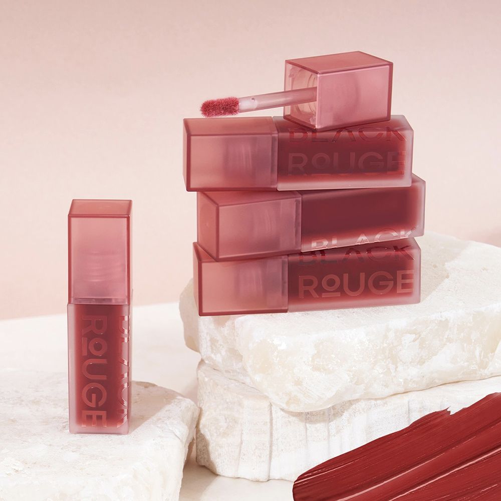 BLACK ROUGE Double Layer Over Velvet Lip Gloss DL05 Taro layer