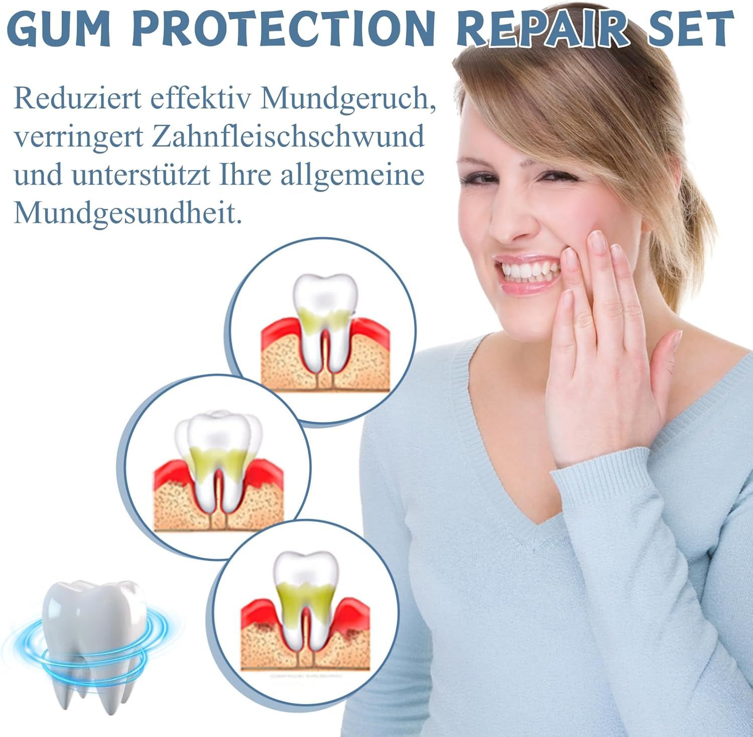 SUMMISHI Zahnfleisch Reparatur Spray & Tropfen