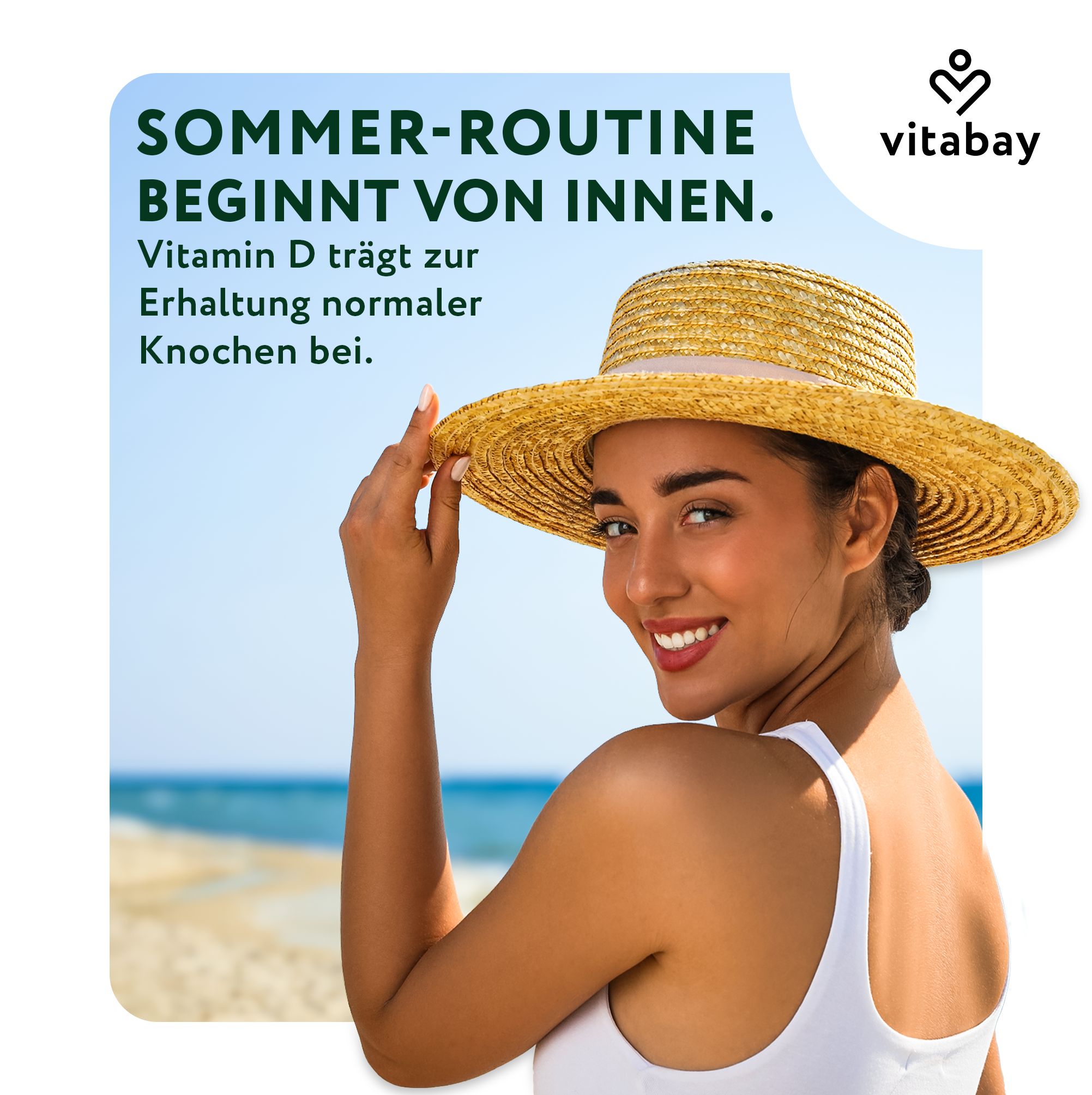Vitabay Vitamin D3 aus Flechten, vegan. Für Vegetarier und Veganer.