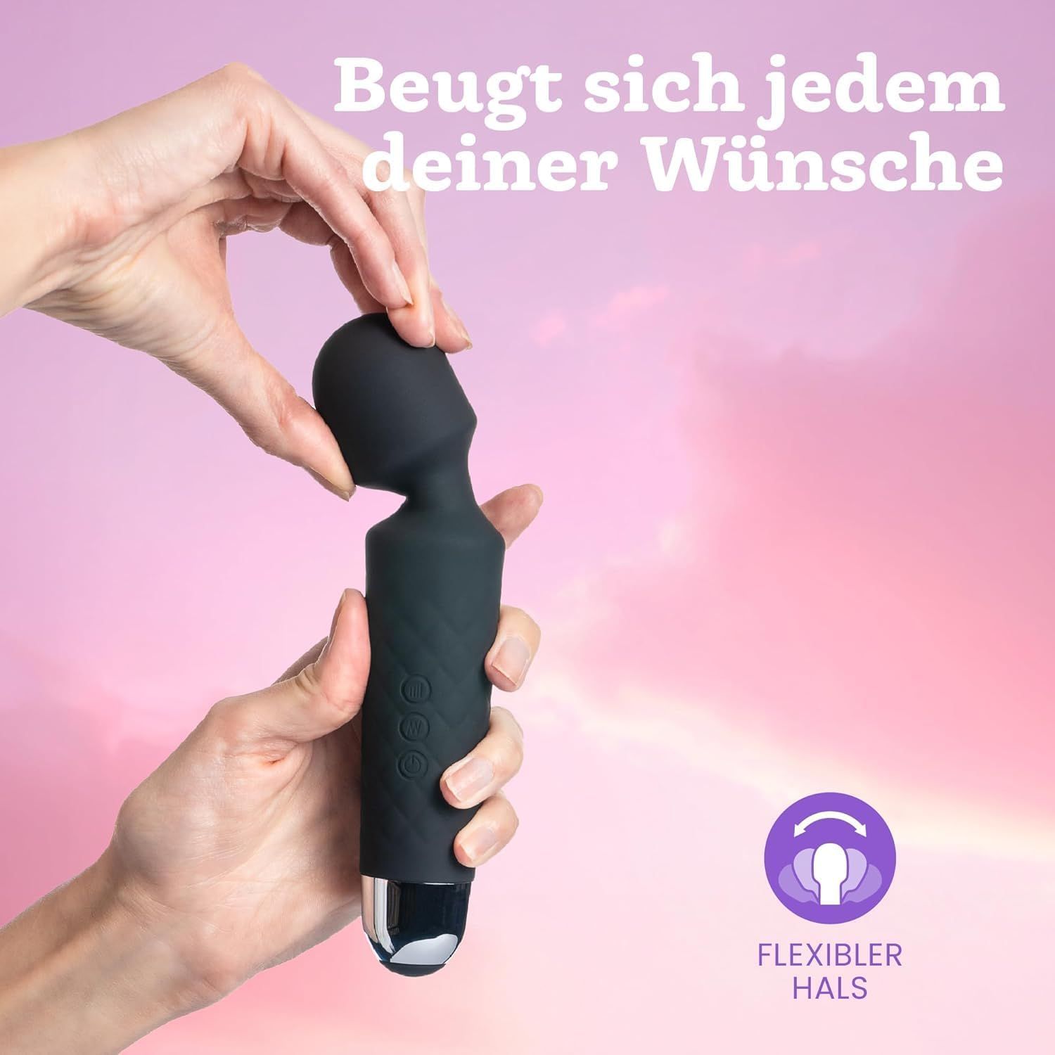Oliver James Vibrator für Frauen - Leise & Leistungsstark Schwarz