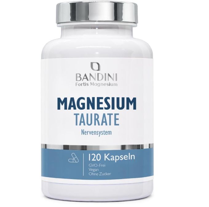 Bandini Magnesium Taurate Kapseln, 120 Stück.