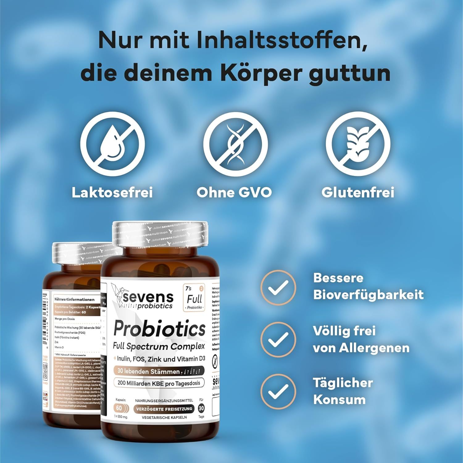 SEVENS NUTRITION Probiotika Komplex Kapseln