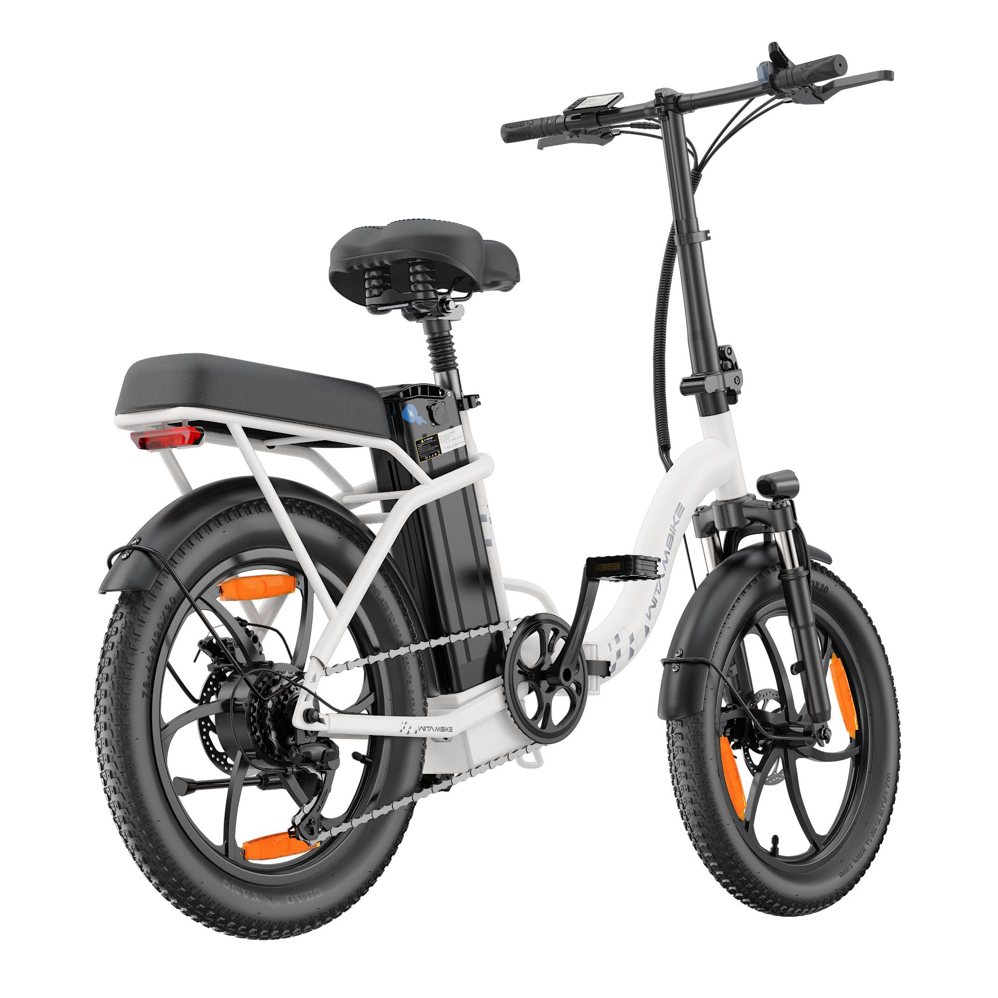 WITAMBIKE C16 Elektrisches Klapprad mit herausnehmbarem 48V-16Ah-Akku