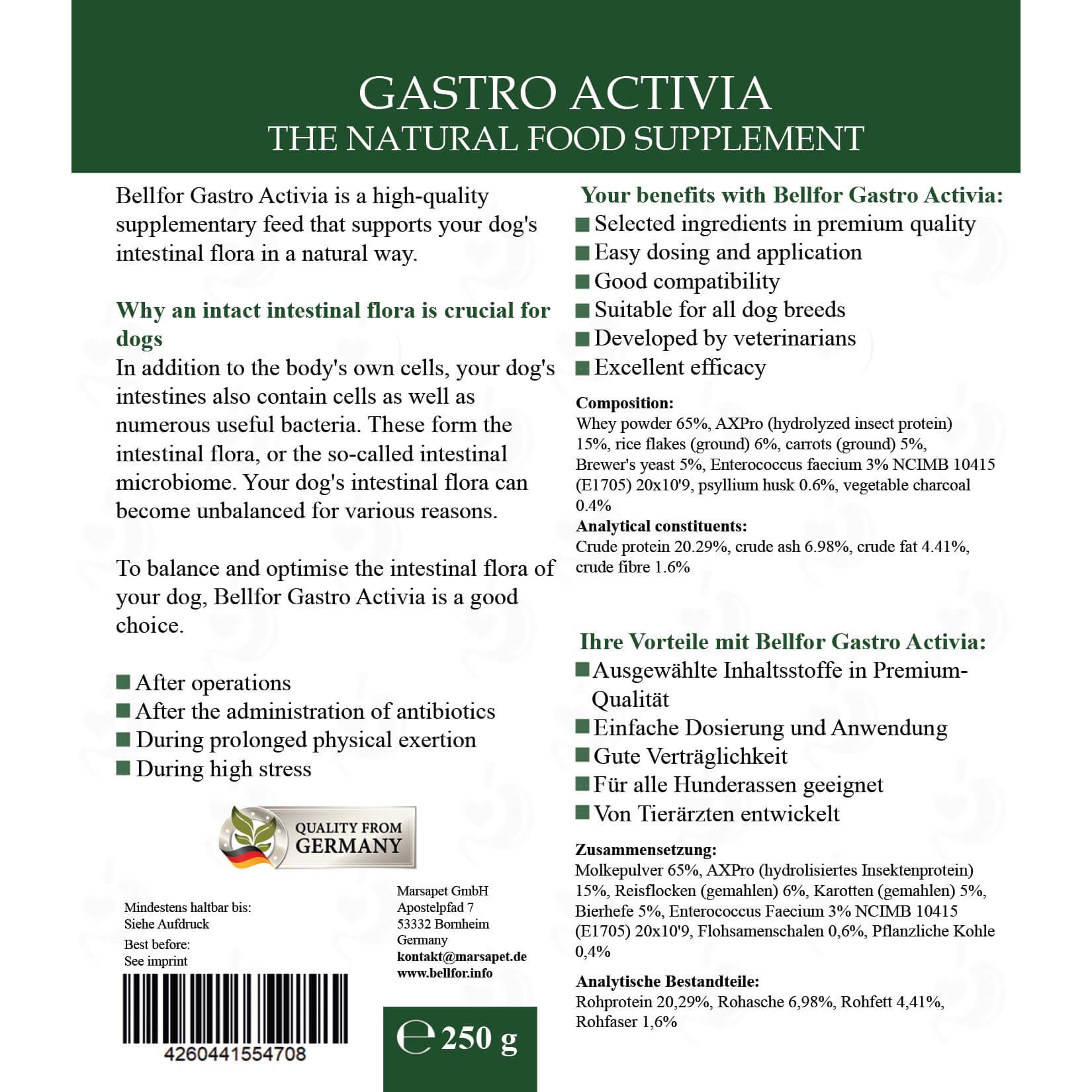 Bellfor Gastro Activia Pulver